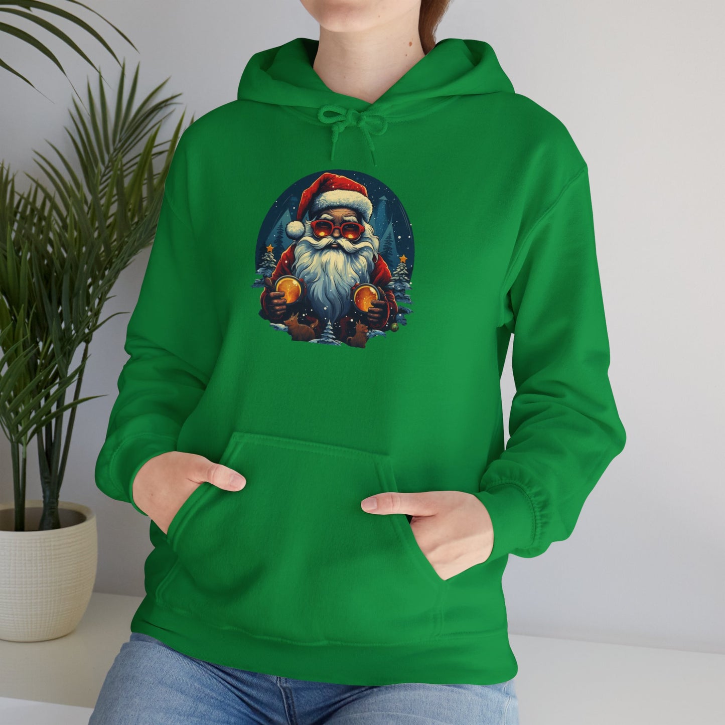 Cool Santa Adult Heavy Blend™ Hooded Sweatshirt