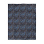Navy & Gold Botanica Microfiber Duvet Cover