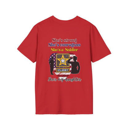 Proud Mom of US Army Soldier Daughter T-shirt