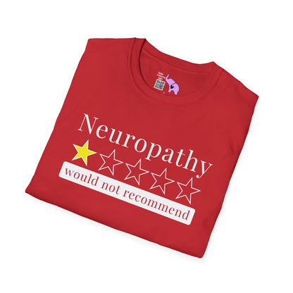 Neuropathy 1 Star Would Not Recommend Adult T-shirt