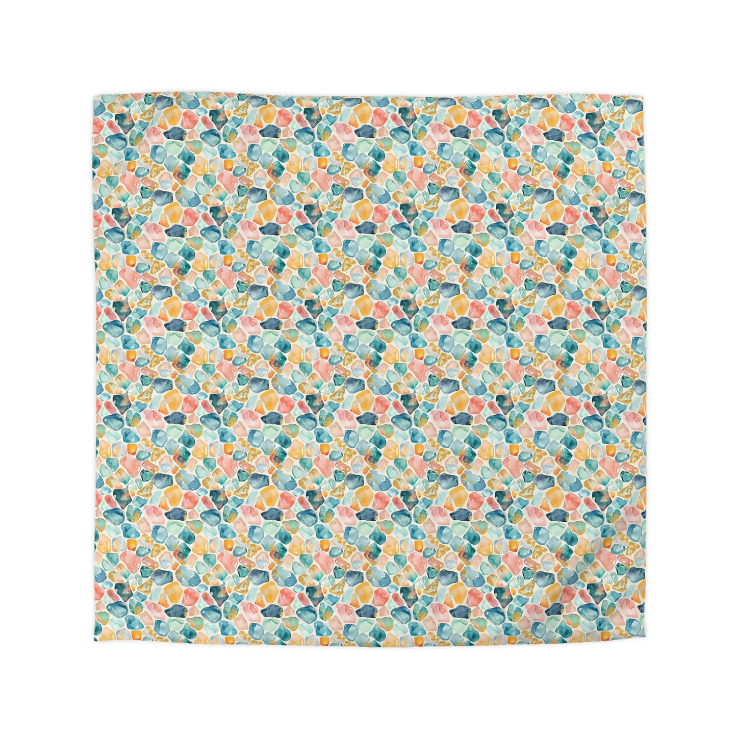 Ocean Pebble Drift Microfiber Duvet Cover