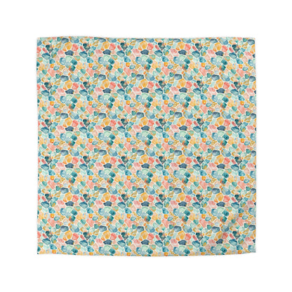 Ocean Pebble Drift Microfiber Duvet Cover
