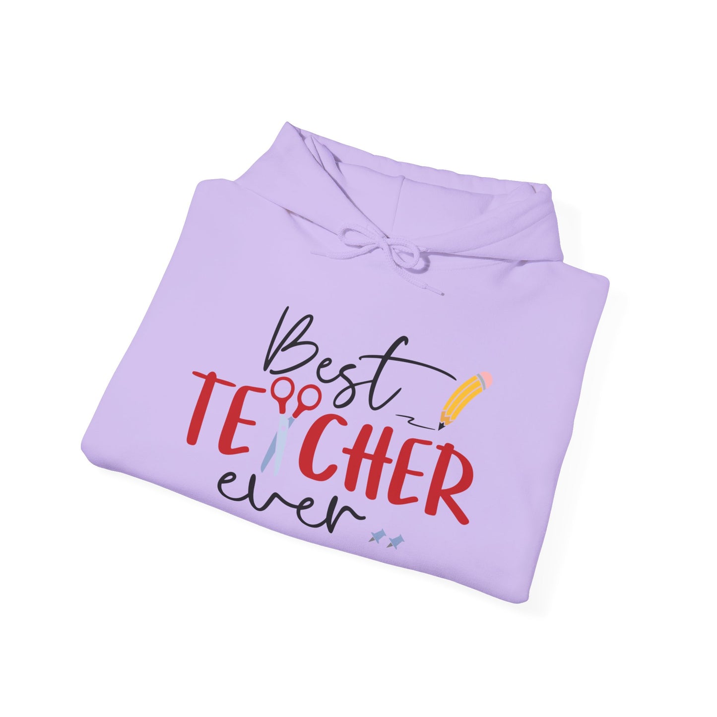 Best Teacher Ever Heavy Blend™ Hooded Sweatshirt