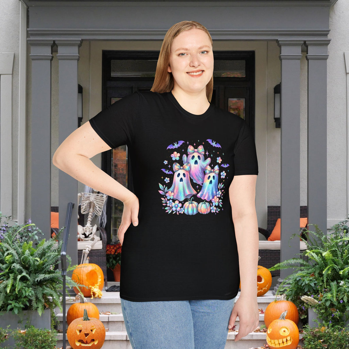 Haunted in Pastels Adult T-shirt
