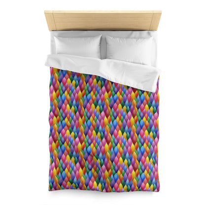Vivid Vortex Microfiber Duvet Cover