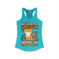 My Level of Sarcasm Depends on Your Level of Stupidity Women's Ideal Racerback Tank