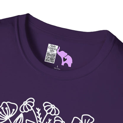 Just One More Chapter (Flowers and Open Book) Adult T-shirt