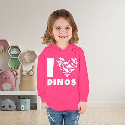 I Love Dinos (Dino Heart) Toddler Hoodie