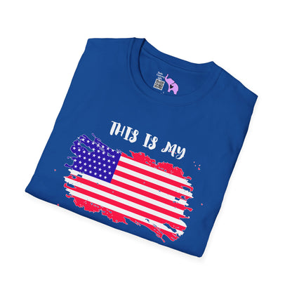 This is My Pride Flag American Flag T-shirt