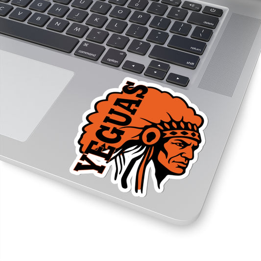Somerville Yeguas Mascot, Black Kiss-Cut Decal