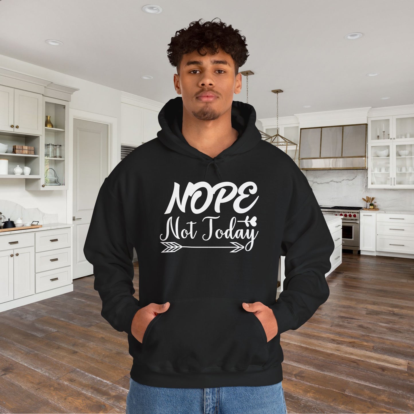 Nope Not Today Heavy Blend™ Hooded Sweatshirt