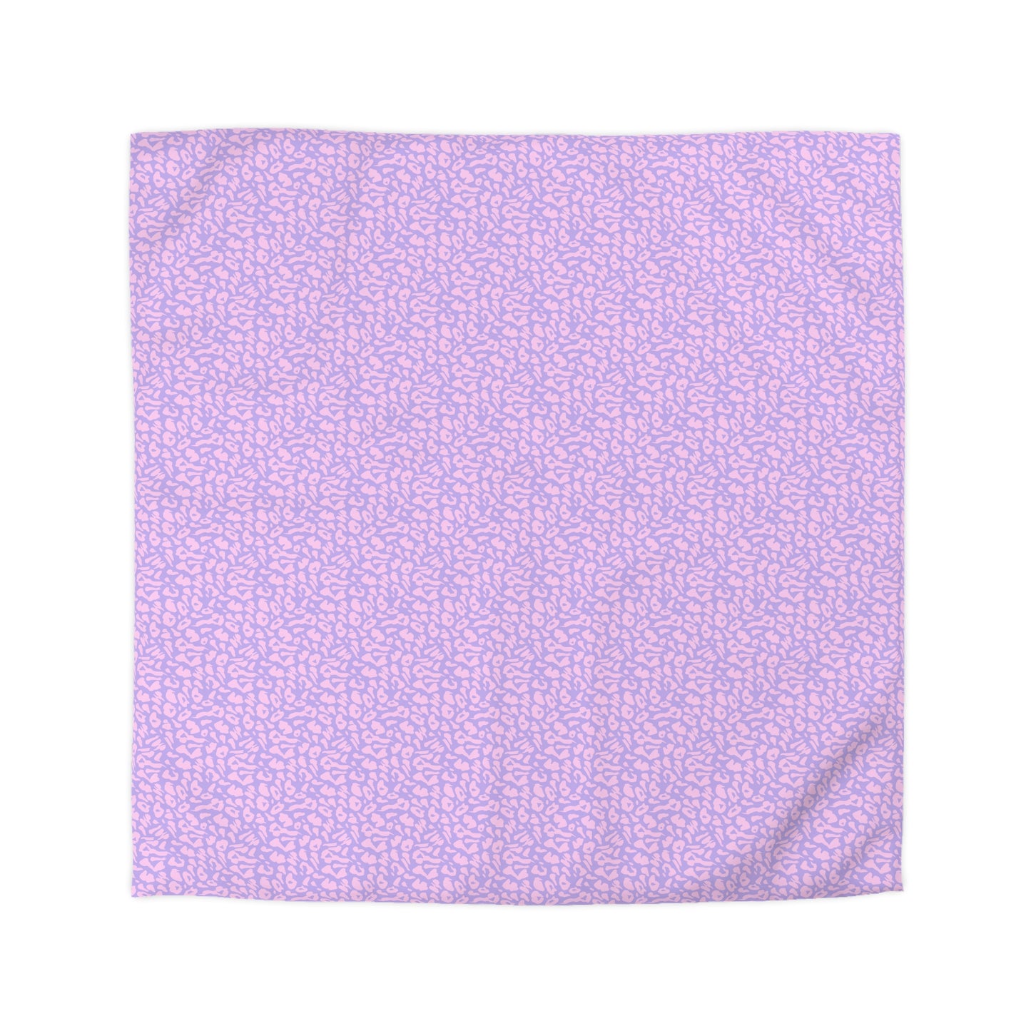 Cotton Candy Cheetah Microfiber Duvet Cover