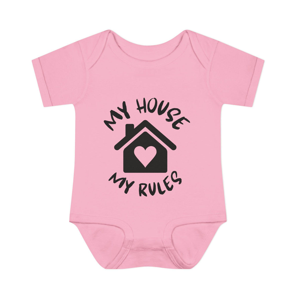 My House My Rules Infant Baby Rib Bodysuit