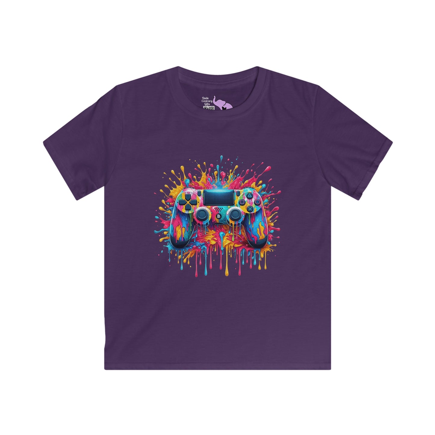 Colorful Game Control Youth Softstyle Tee