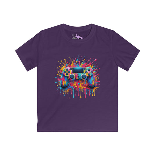 Colorful Game Control Youth Softstyle Tee