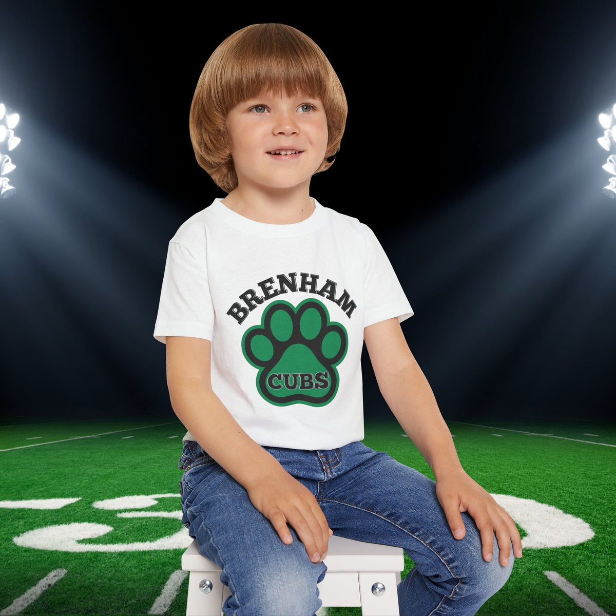 Brenham Paw Pride Heavy Cotton™ Toddler T-shirt