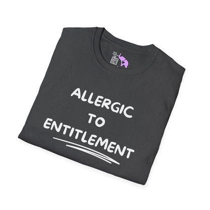 Allergic To Entitlement Adult T-shirt