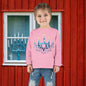 Star & Flame Hanukkah Toddler Long Sleeve Tee