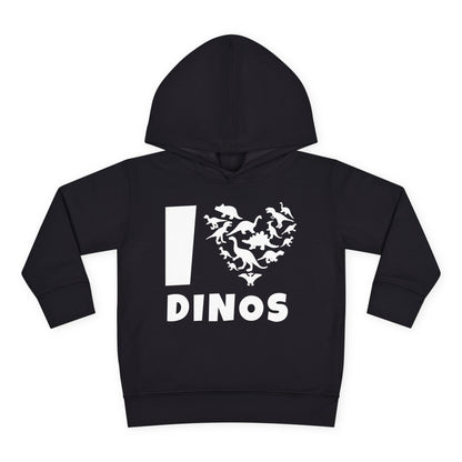 I Love Dinos (Dino Heart) Toddler Hoodie