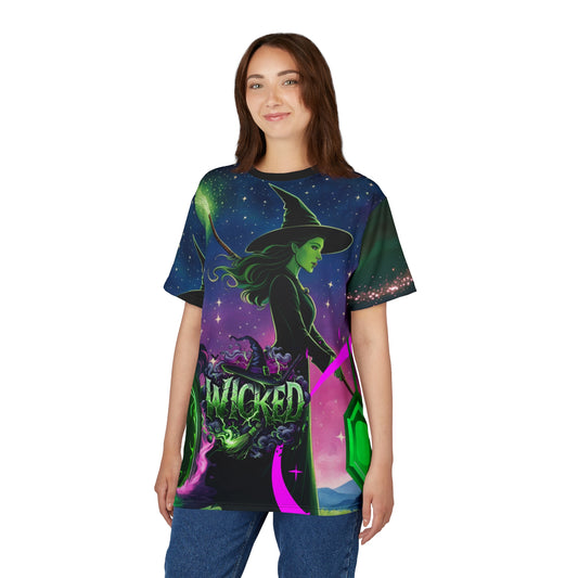 Wicked-Themed Unisex Cut & Sew Tee (AOP)