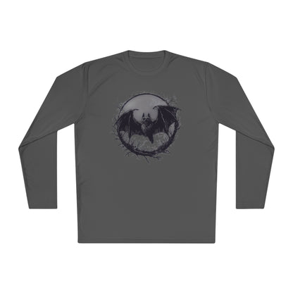 Creepy Bat Adult Long Sleeve Tee