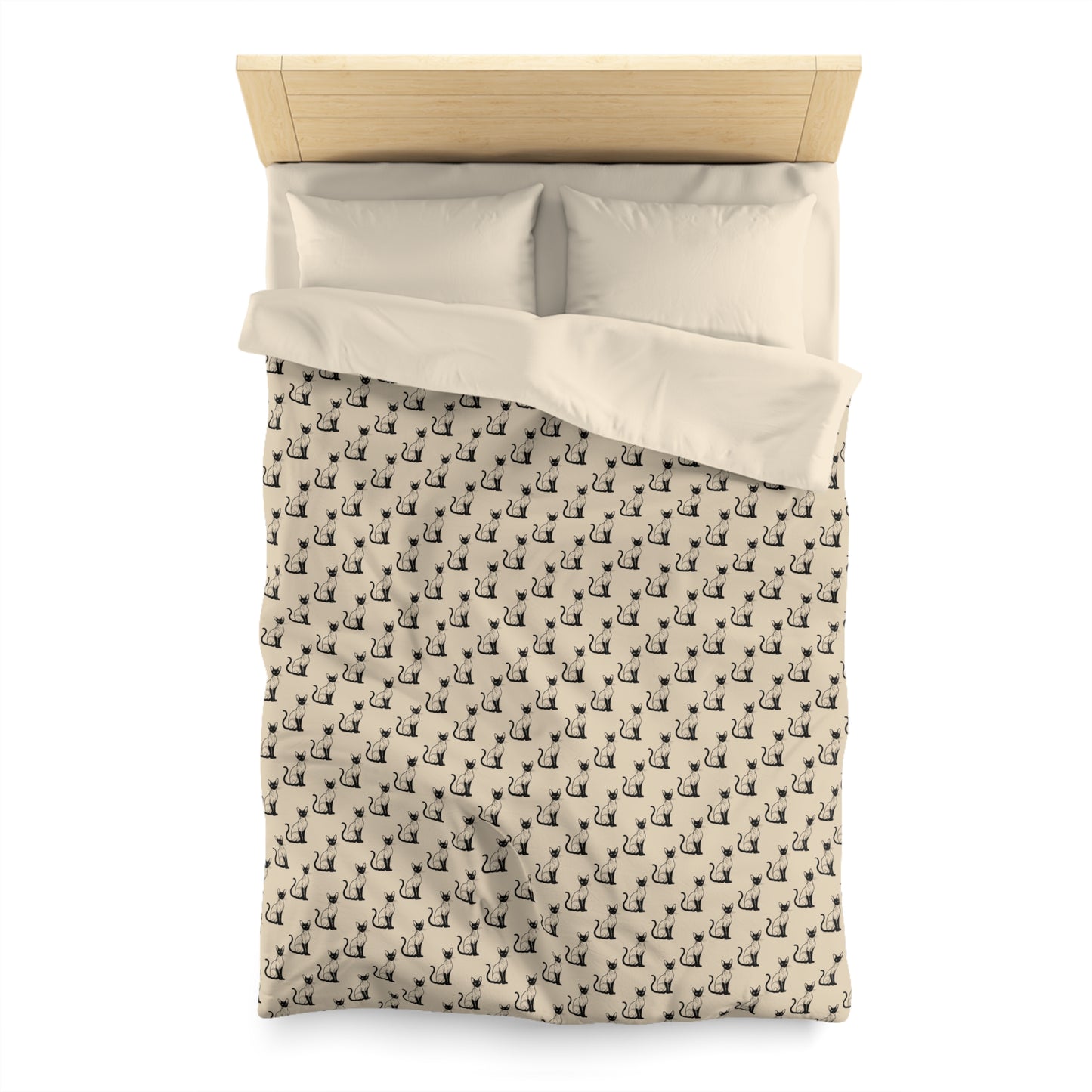 Siamese Charm – Sandy Dune Microfiber Duvet Cover