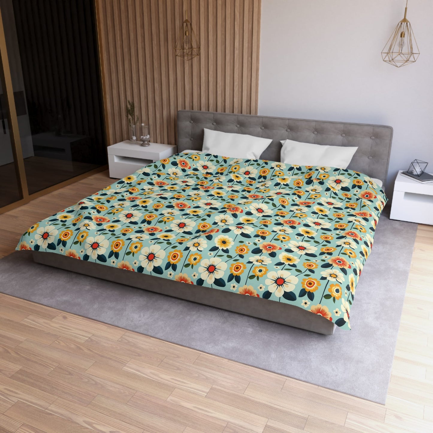 Joy Petals Microfiber Duvet Cover