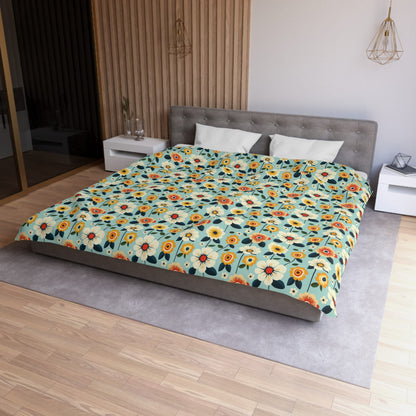 Joy Petals Microfiber Duvet Cover