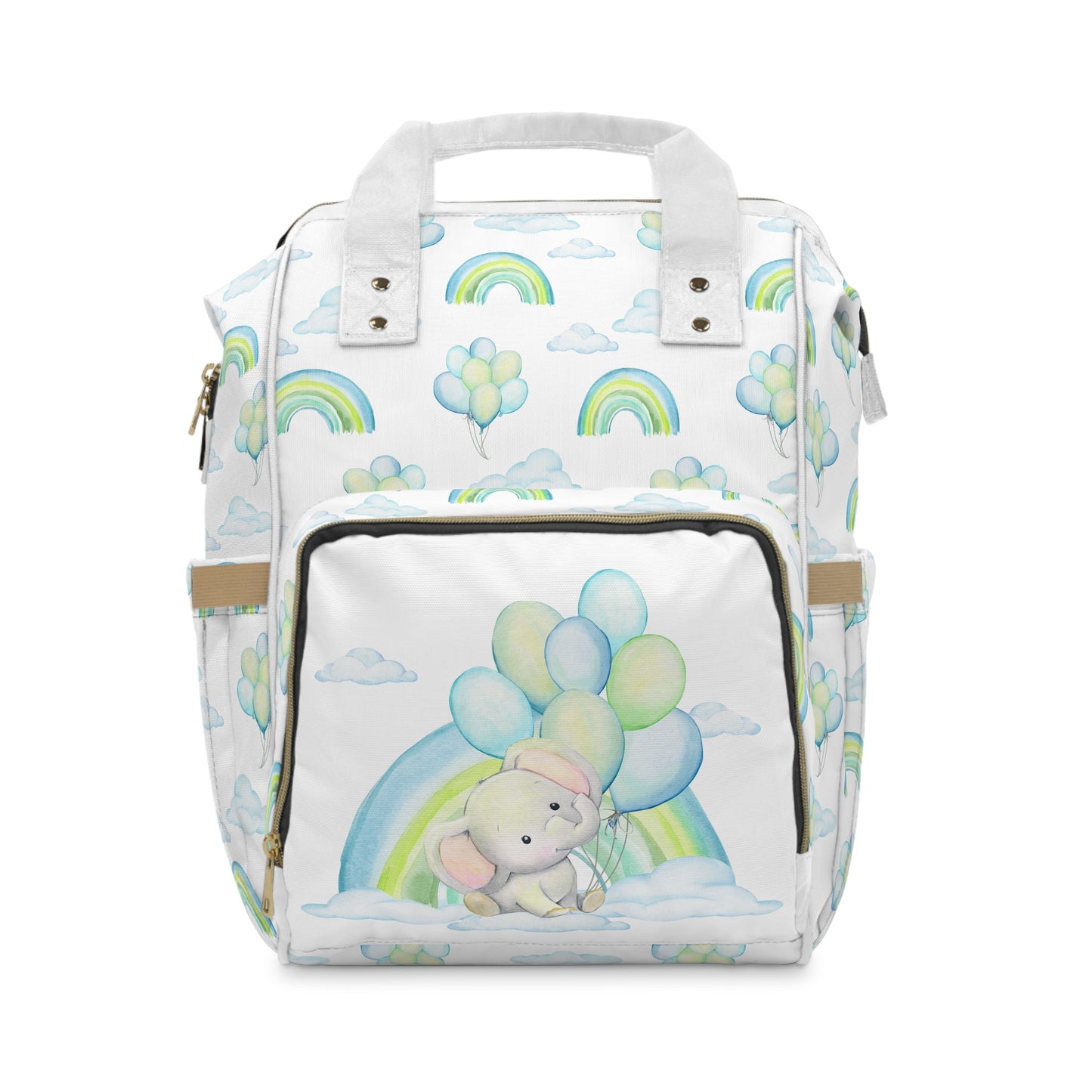 Elephant in the Clouds Baby Diaper Backpack