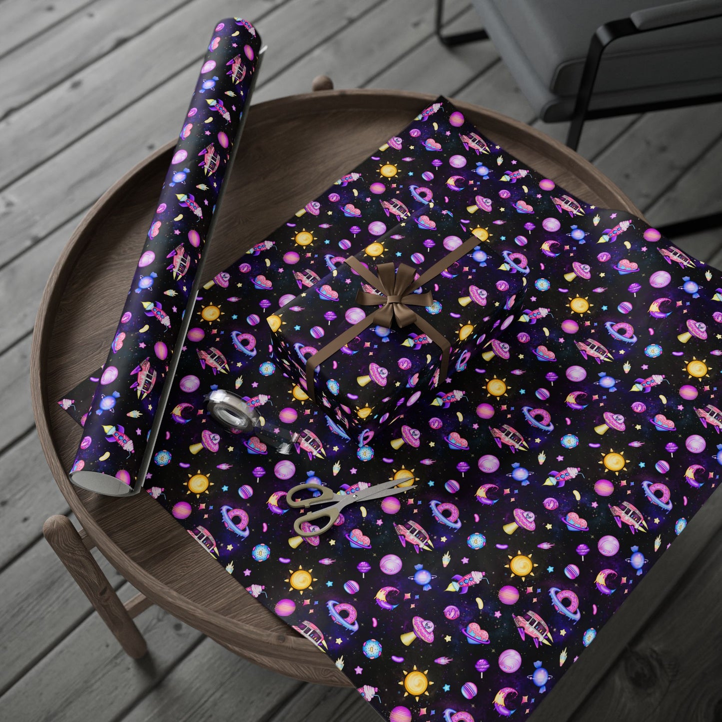 Cosmic Recess Wrapping Paper