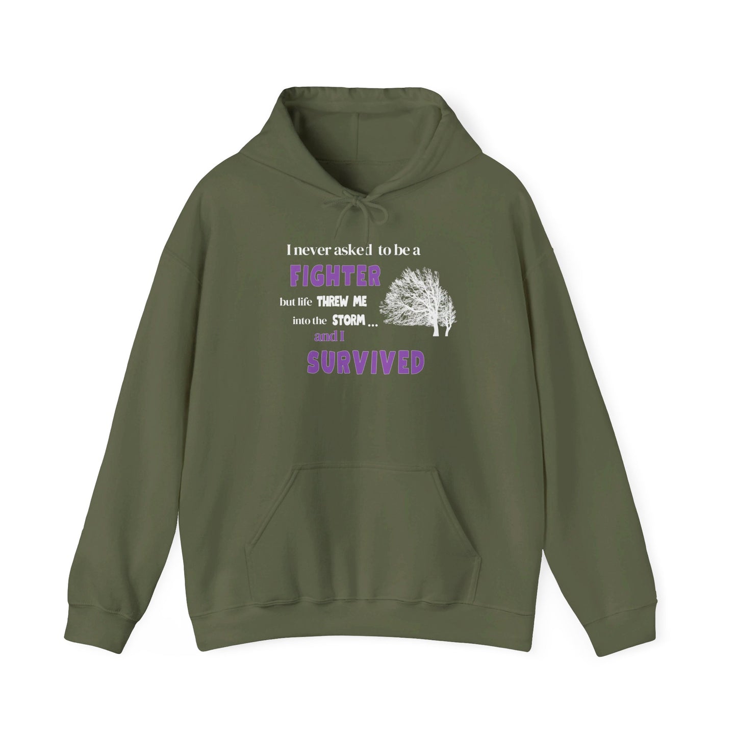 I Never Asked To Be a Fighter... Heavy Blend™ Hooded Sweatshirt