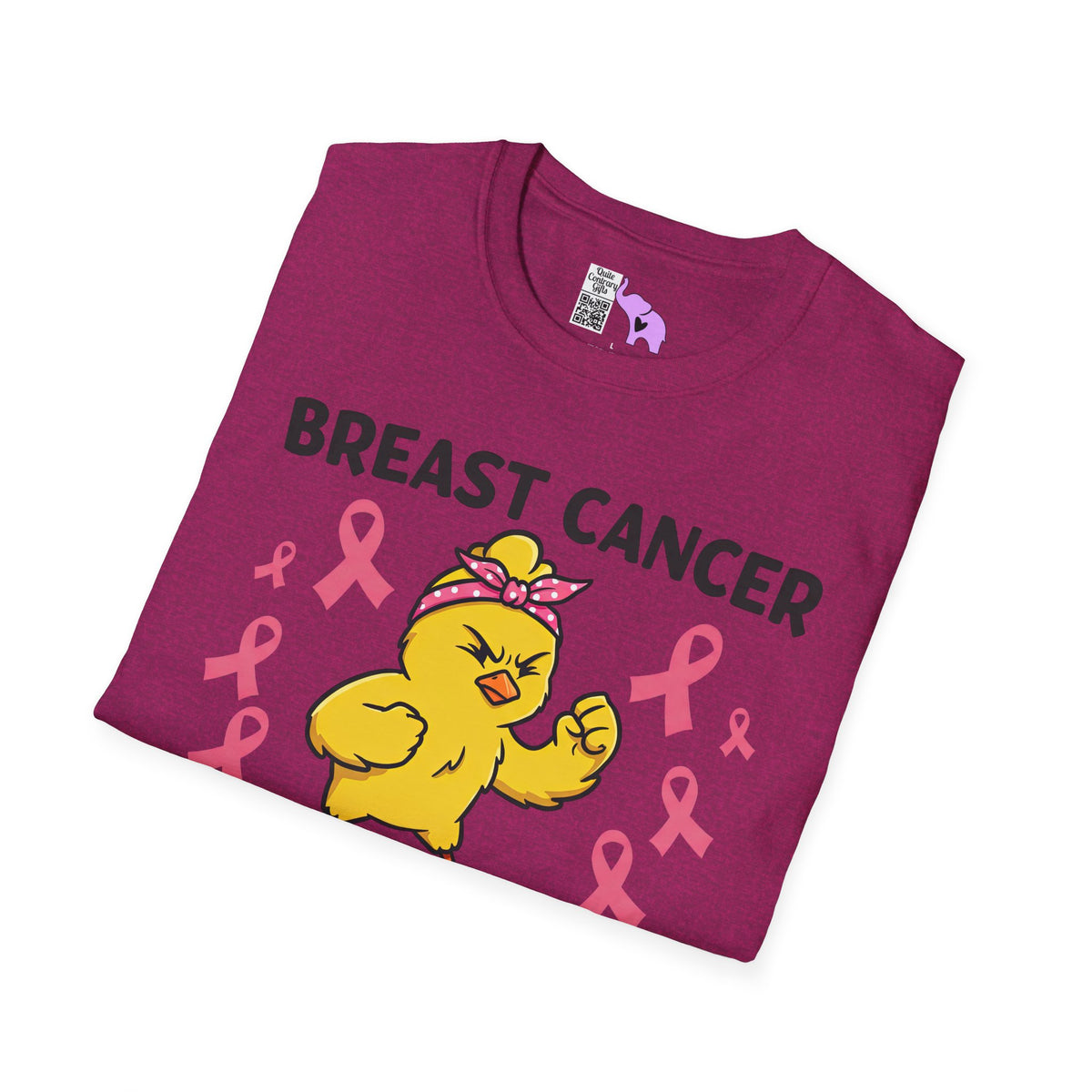 Breast Cancer Messed With The Wrong Chick Adult T-shirt