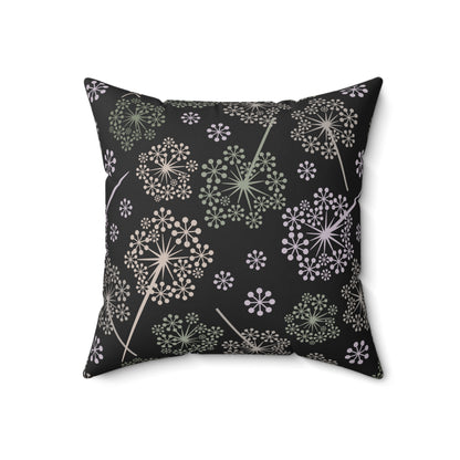 Dandelion Nightfall Throw Pillow