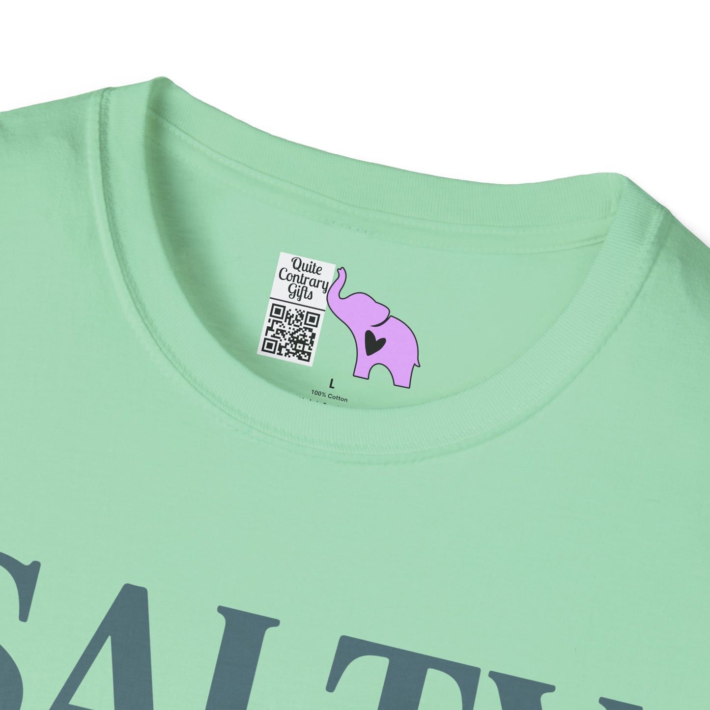 Salty LIl' Beach Adult T-shirt