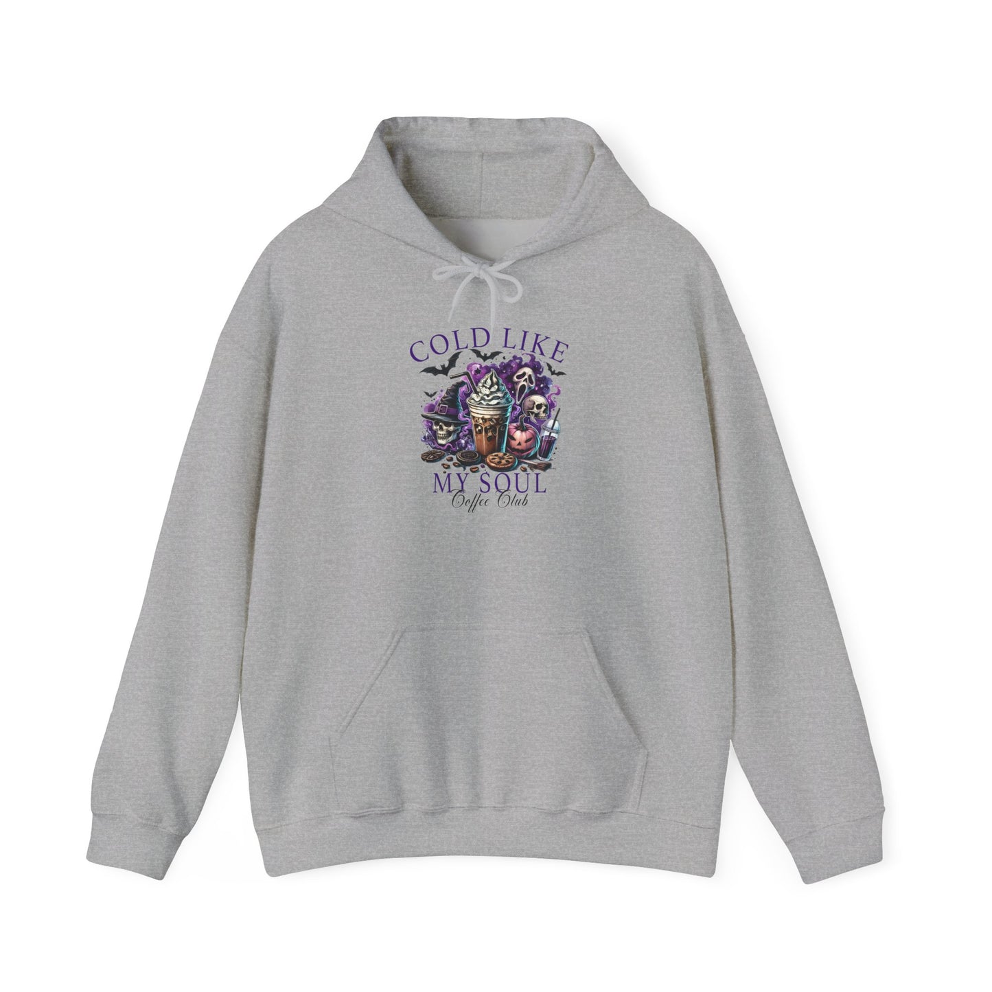 Cold Like My Soul Coffee Club Halloween Heavy Blend™ Hooded Sweatshirt