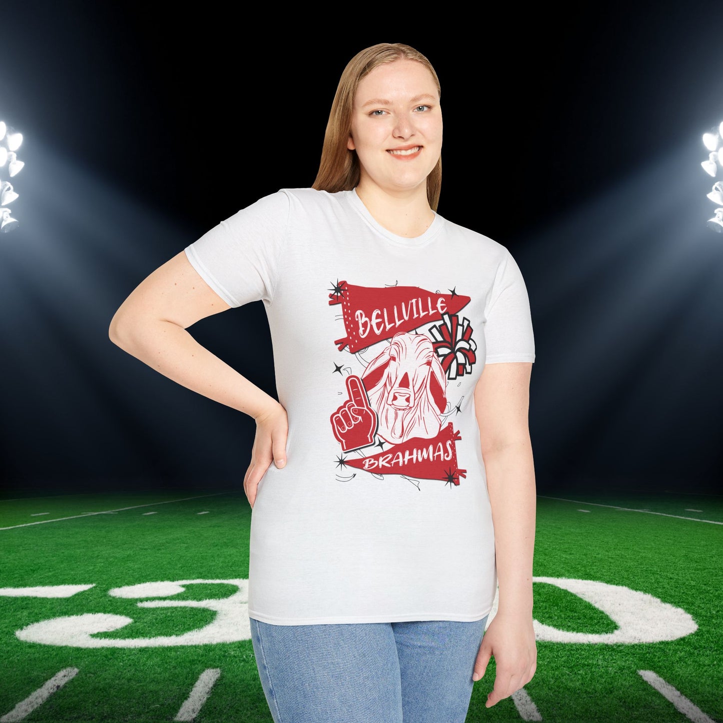 Bellville Brahmas #1 Adult T-shirt