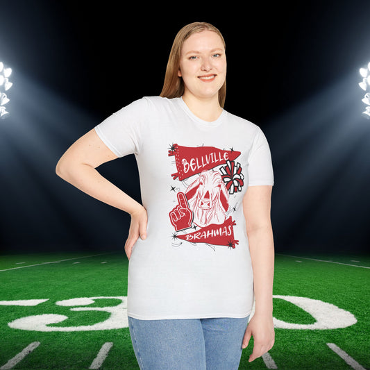Bellville Brahmas #1 Adult T-shirt