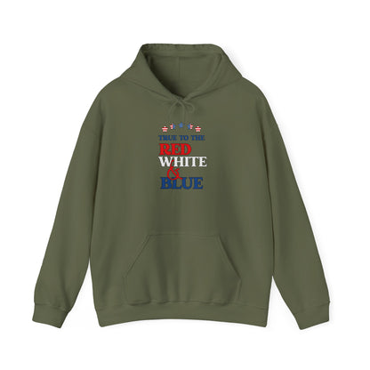 True to the Red White & Blue Heavy Blend™ Hooded Sweatshirt