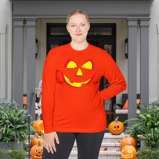 Pumpkin Smile Adult Long Sleeve Tee