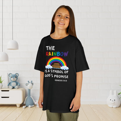 The Rainbow is A Symbol of God's Promise Kids Heavy Cotton™ Tee