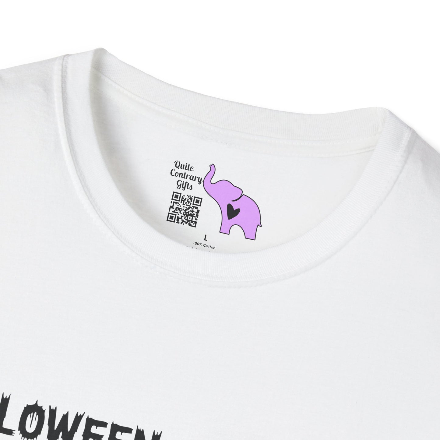 Halloween Vibes (Skeleton Hand & Voodoo Doll) Adult T-shirt