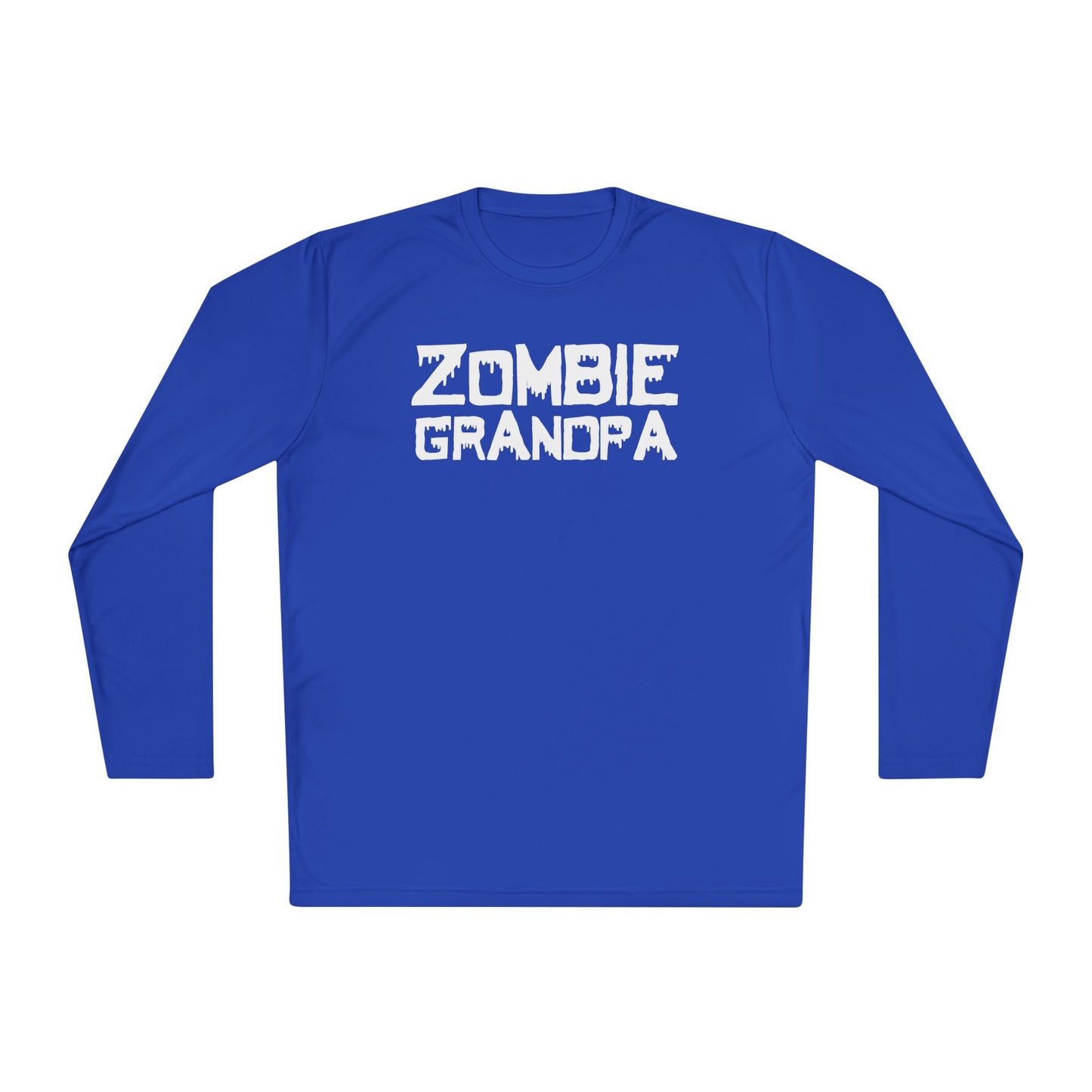 ""Zombie Grandpa Adult Long Sleeve Tee