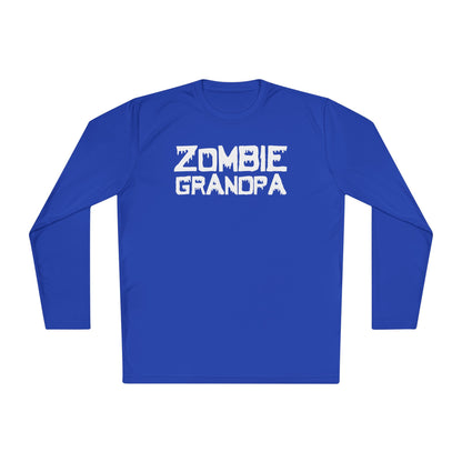 ""Zombie Grandpa Adult Long Sleeve Tee