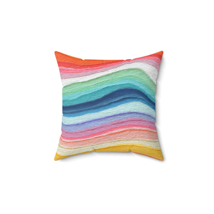 Spectrum Surge Throw Pillow