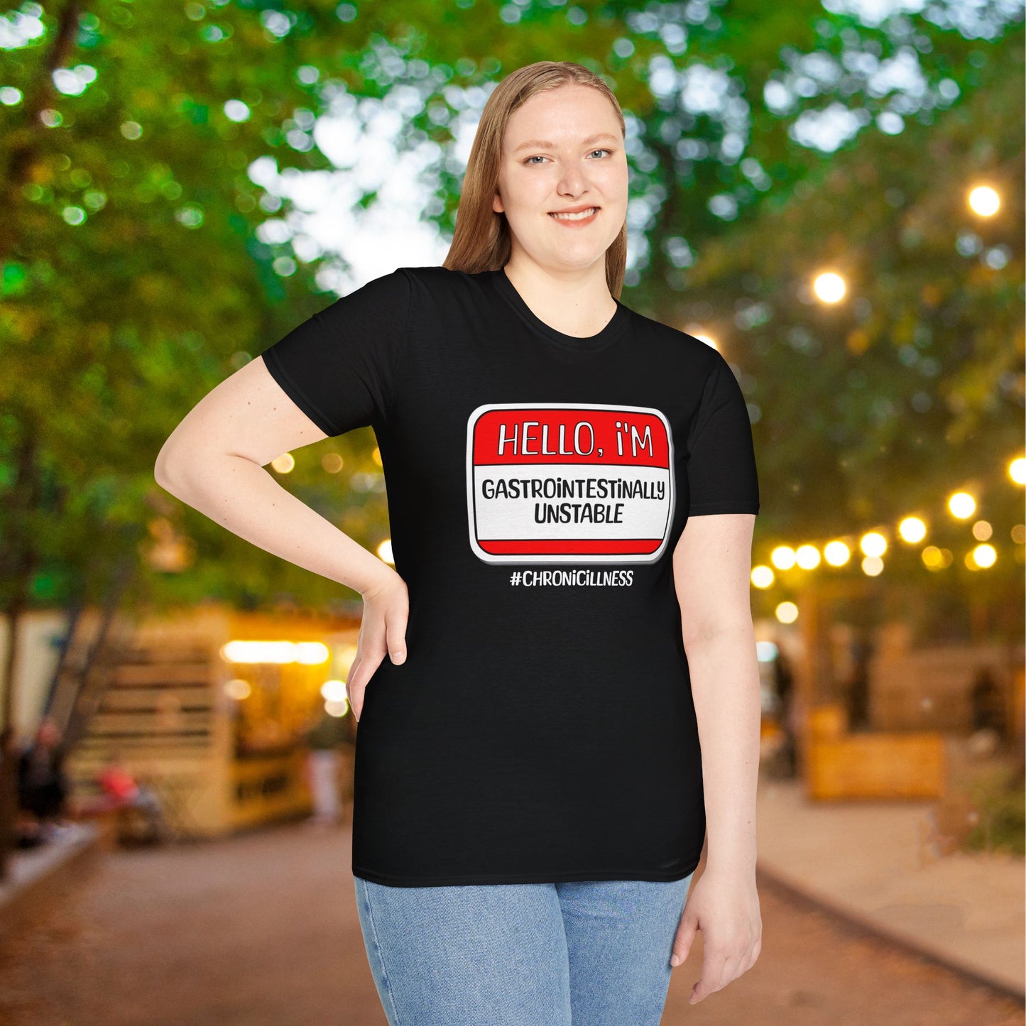 Hello, I'm Gastrointestinally Unstable Adult T-shirt