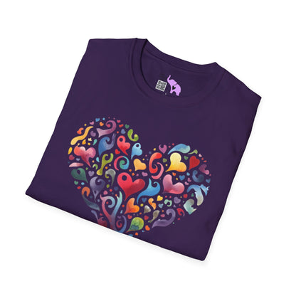 Hearts That Speak Adult T-shirt