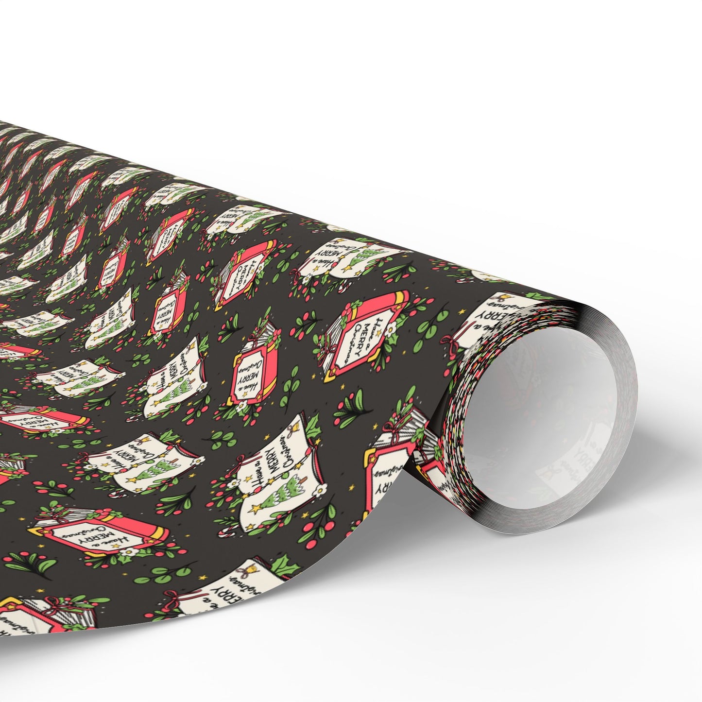 Book Lover's Merry Christmas Wrapping Paper