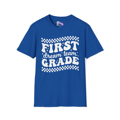 First Grade Dream Team Adult T-shirt