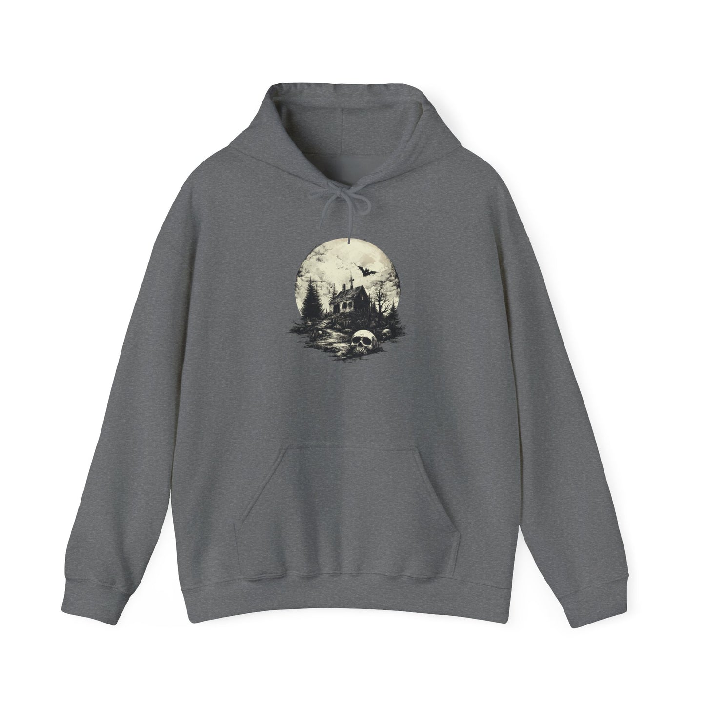 Creepy Full Moon Heavy Blend™ Hooded Sweatshirt