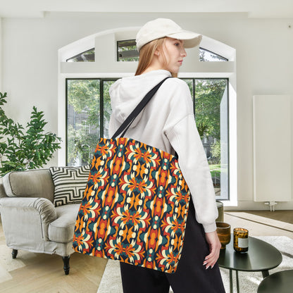 Autumn Kaleidoscope Canvas Tote Bag